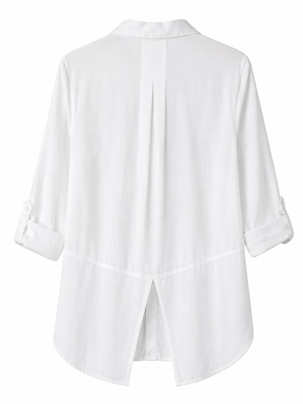 Velvet Heart Riley White Button Up Shirt Eco Luxe Minimalist Size L - Picture 4 of 7